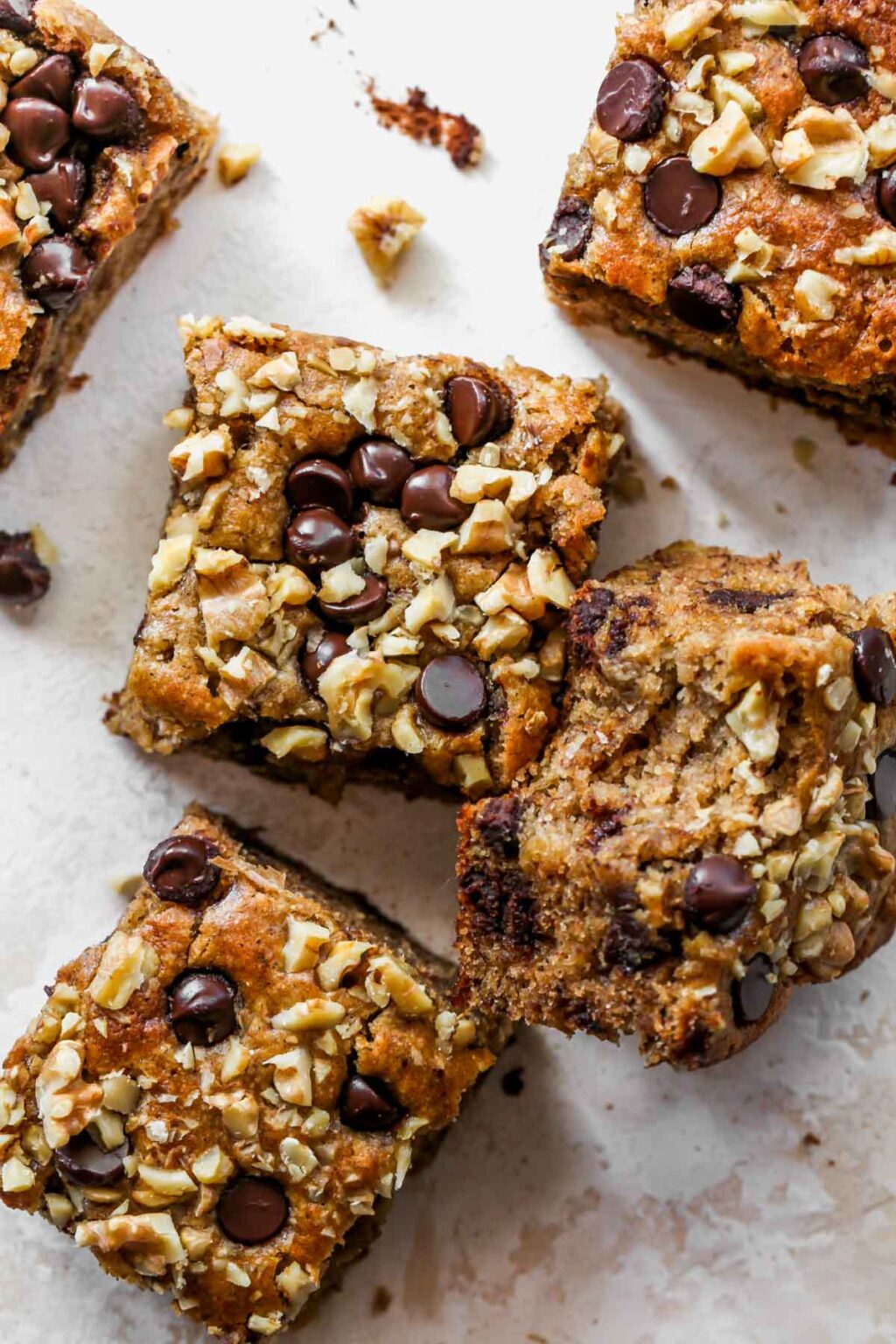 Chocolate Chip Banana Bread Bars Dishing Out Health