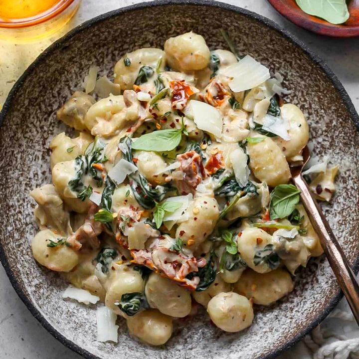 Tuscan SunDried Tomato Gnocchi Dishing Out Health