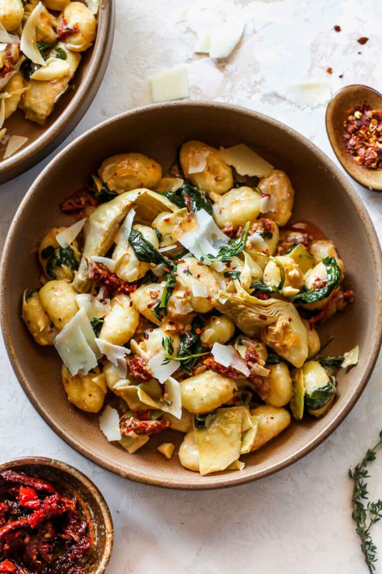 Tuscan SunDried Tomato Gnocchi Dishing Out Health