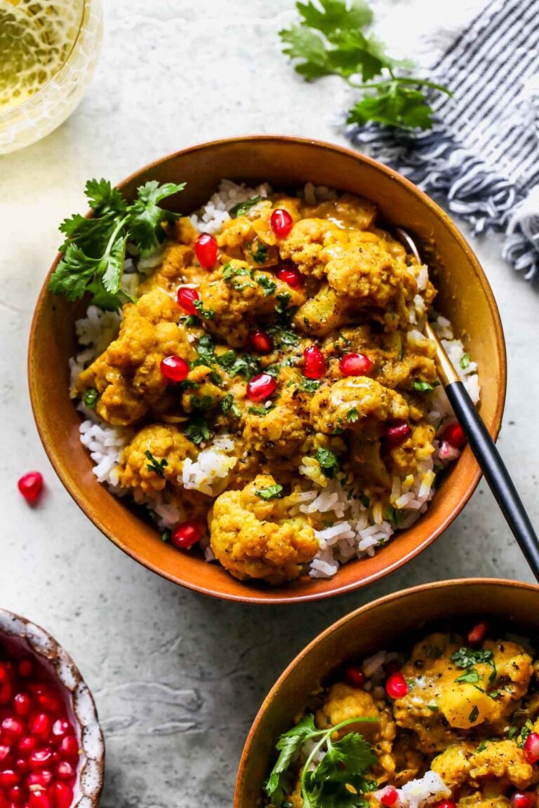 Slow Cooker Cauliflower Lentil Curry Dishing Out Health