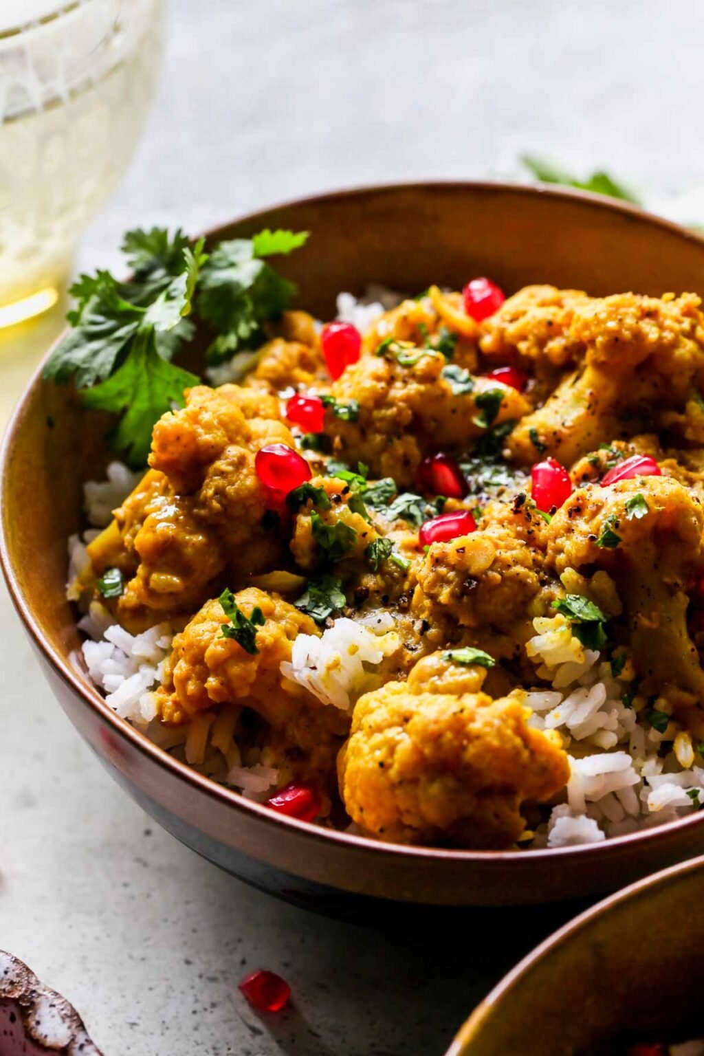 Slow Cooker Cauliflower Lentil Curry - Dishing Out Health