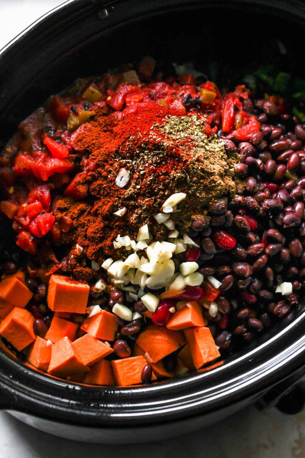 Slow Cooker Sweet Potato Black Bean Chili Dishing Out Health