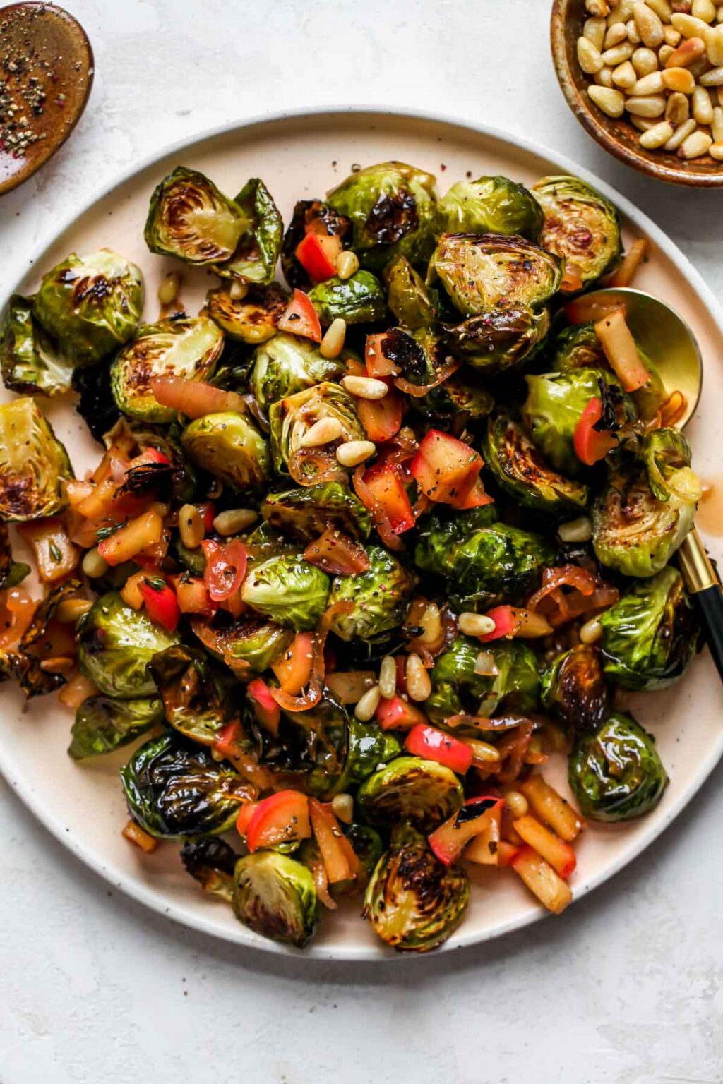 CiderGlazed Brussels Sprouts Dishing Out Health