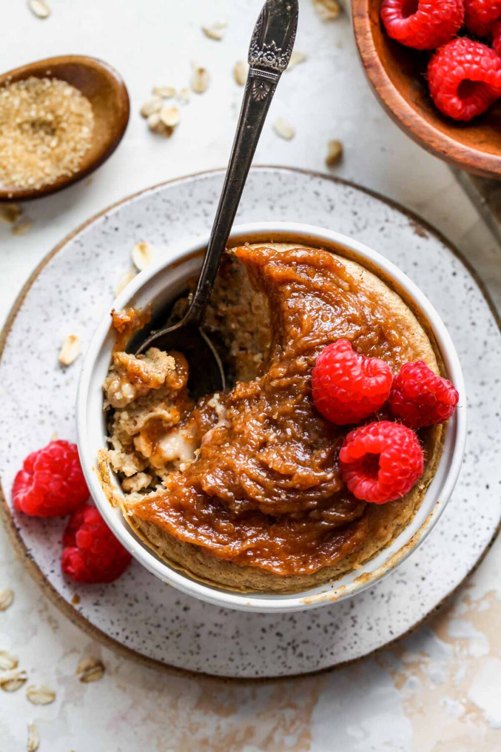 Peanut Butter Cookie Baked Oatmeal for One Dishing Out Health