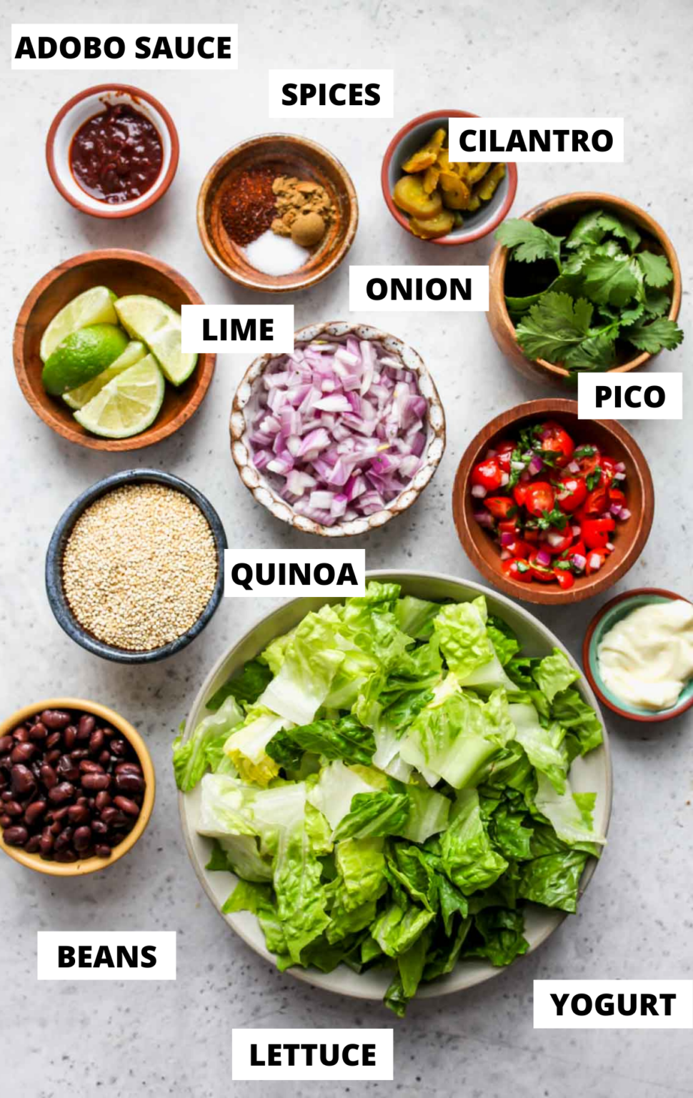 30 Minute Loaded Quinoa Taco Salad Dishing Out Health