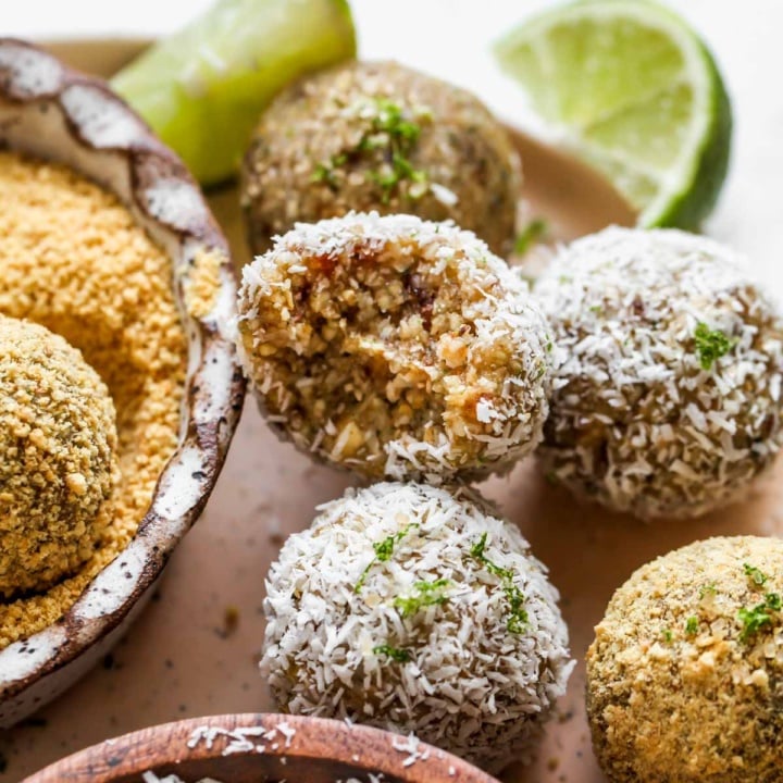 Key Lime Pie Energy Bites Dishing Out Health