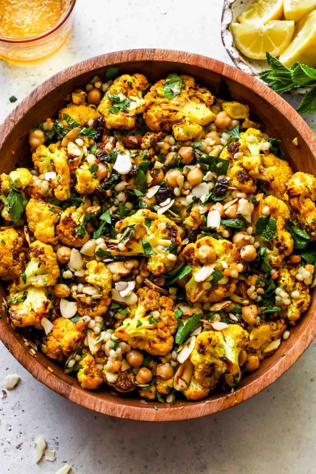 Moroccan Cauliflower and Couscous Salad Dishing Out Health
