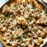 Roasted Cauliflower with Maple-Mustard Tahini