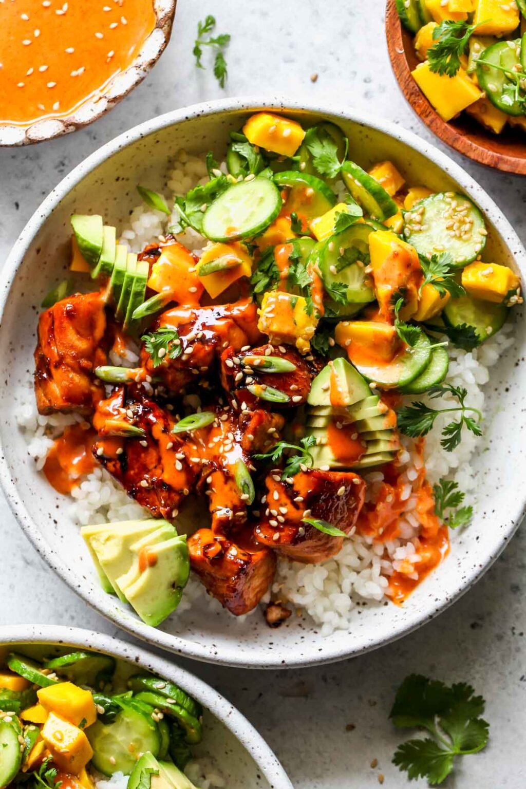 Salmon Sushi Bowls Dishing Out Health