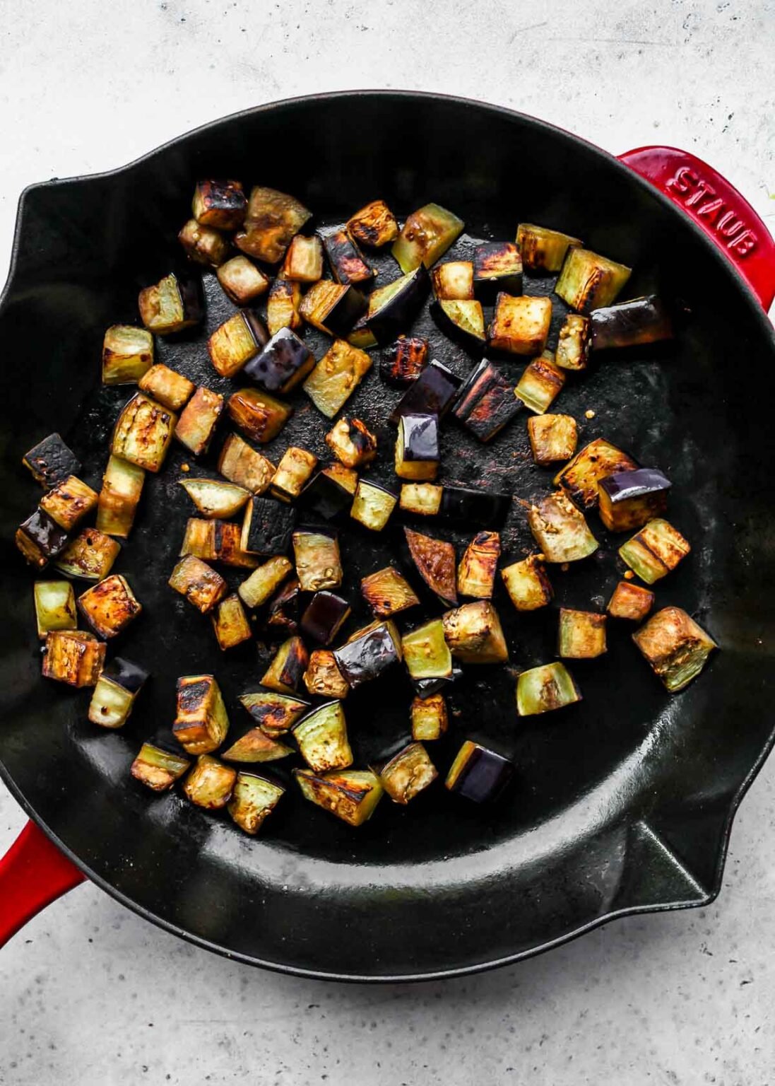 Mediterranean Eggplant and Halloumi Bowls with LemonDill Sauce