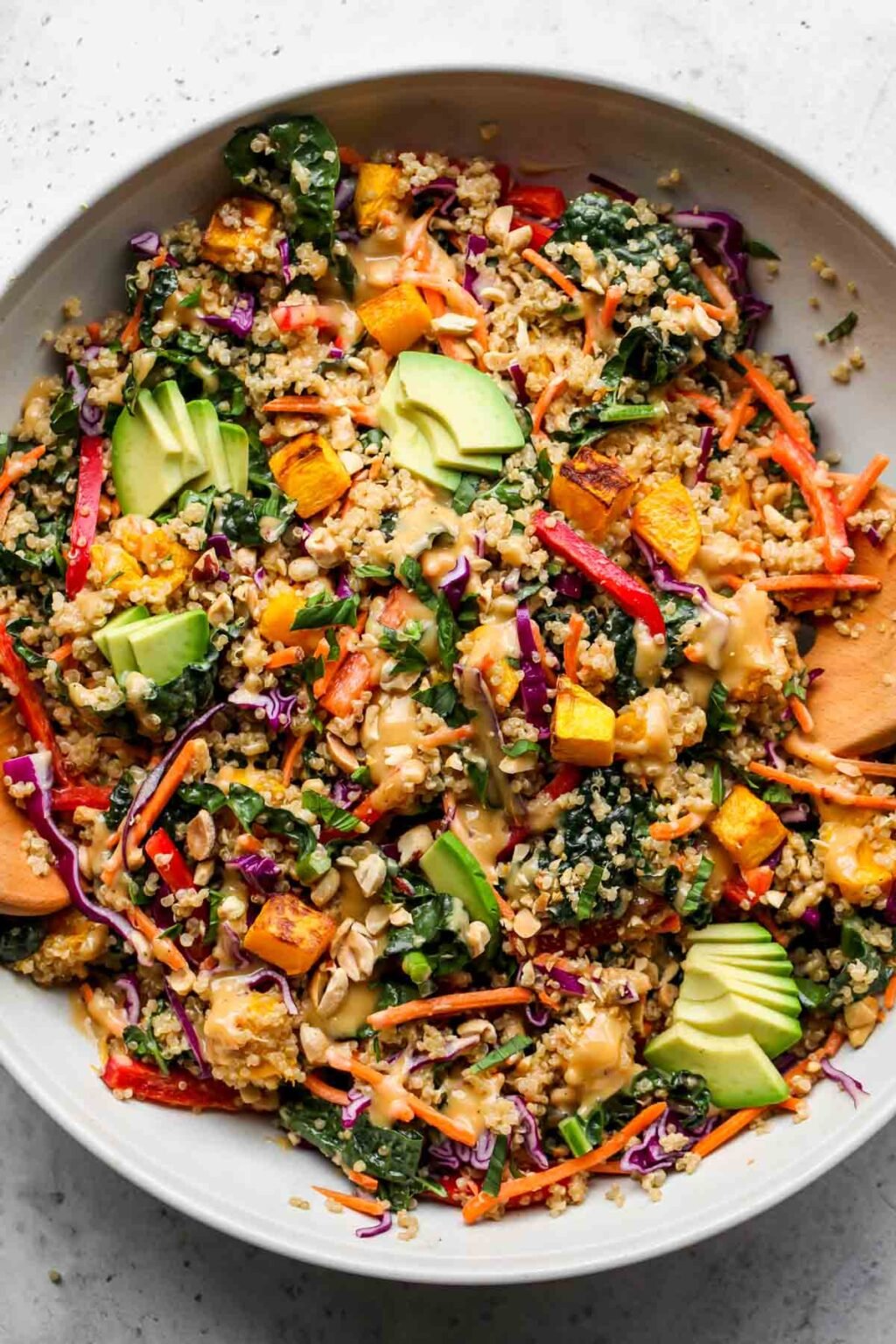 Thai Butternut Quinoa Salad Dishing Out Health