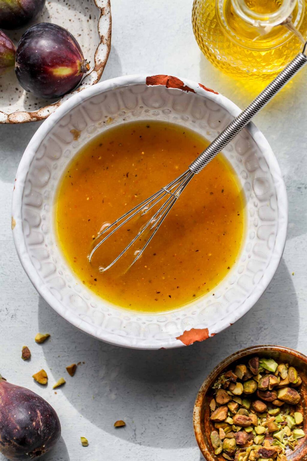 Warm Farro Salad with Fig Vinaigrette Dishing Out Health