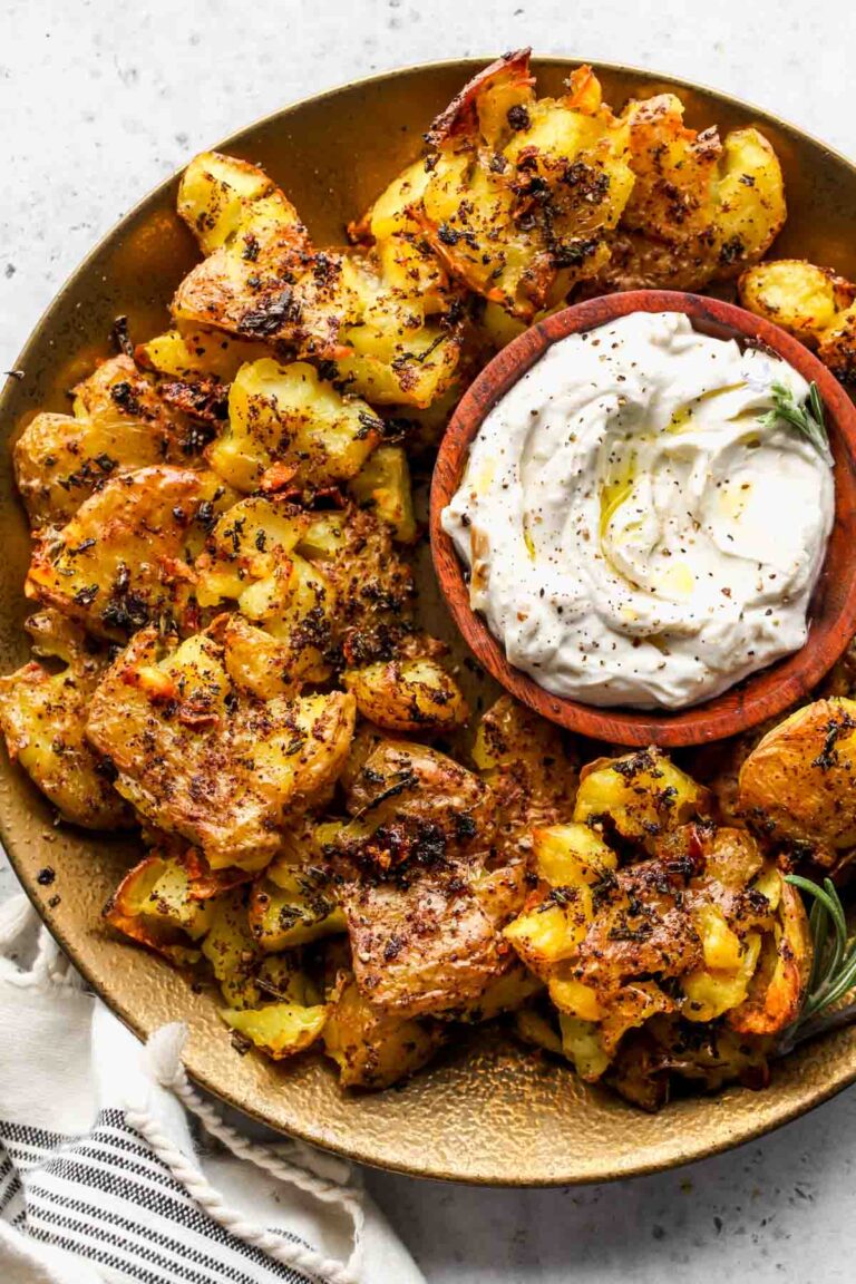 RosemarySumac Smashed Potatoes Dishing Out Health