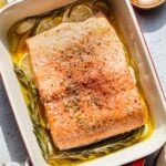 Garlic-Rosemary Citrus Slow-Roasted Salmon