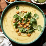 Green Curry Cauliflower Soup