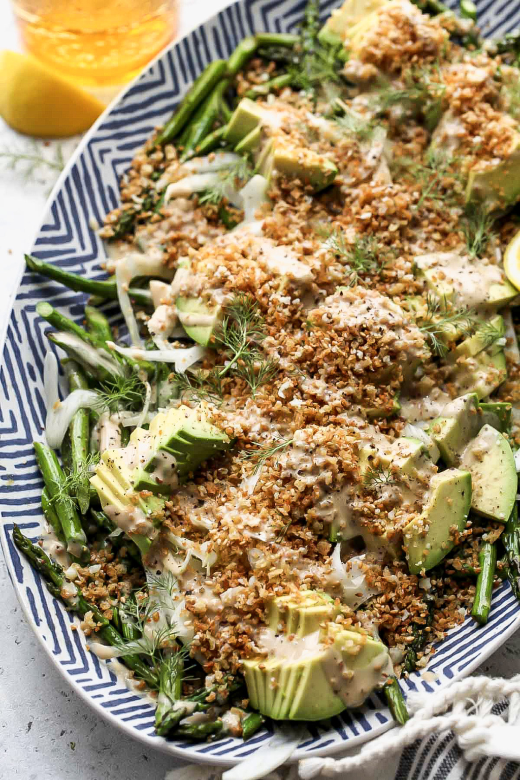 Asparagus and Avocado Salad Dishing Out Health