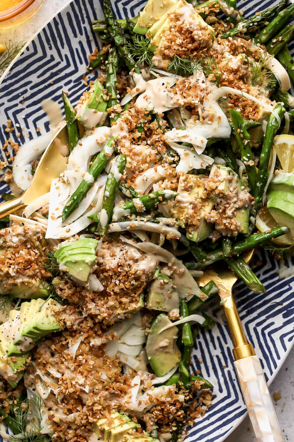 Asparagus and Avocado Salad Dishing Out Health