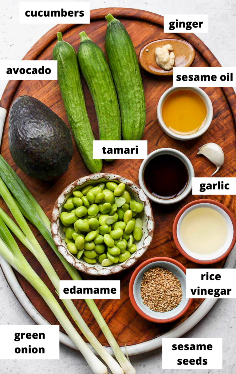 Cucumber Edamame Salad Dishing Out Health