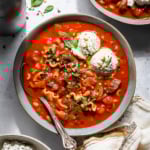 One Pot Vegetarian Lasagna Soup