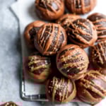 Vegan Chickpea Gingerbread Buckeyes