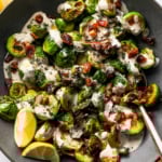 Tahini-Thyme Brussels Sprouts