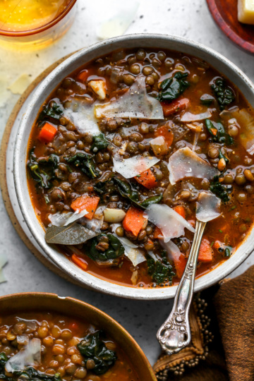 The Best Lentil Soup Recipe - Dishing Out Health