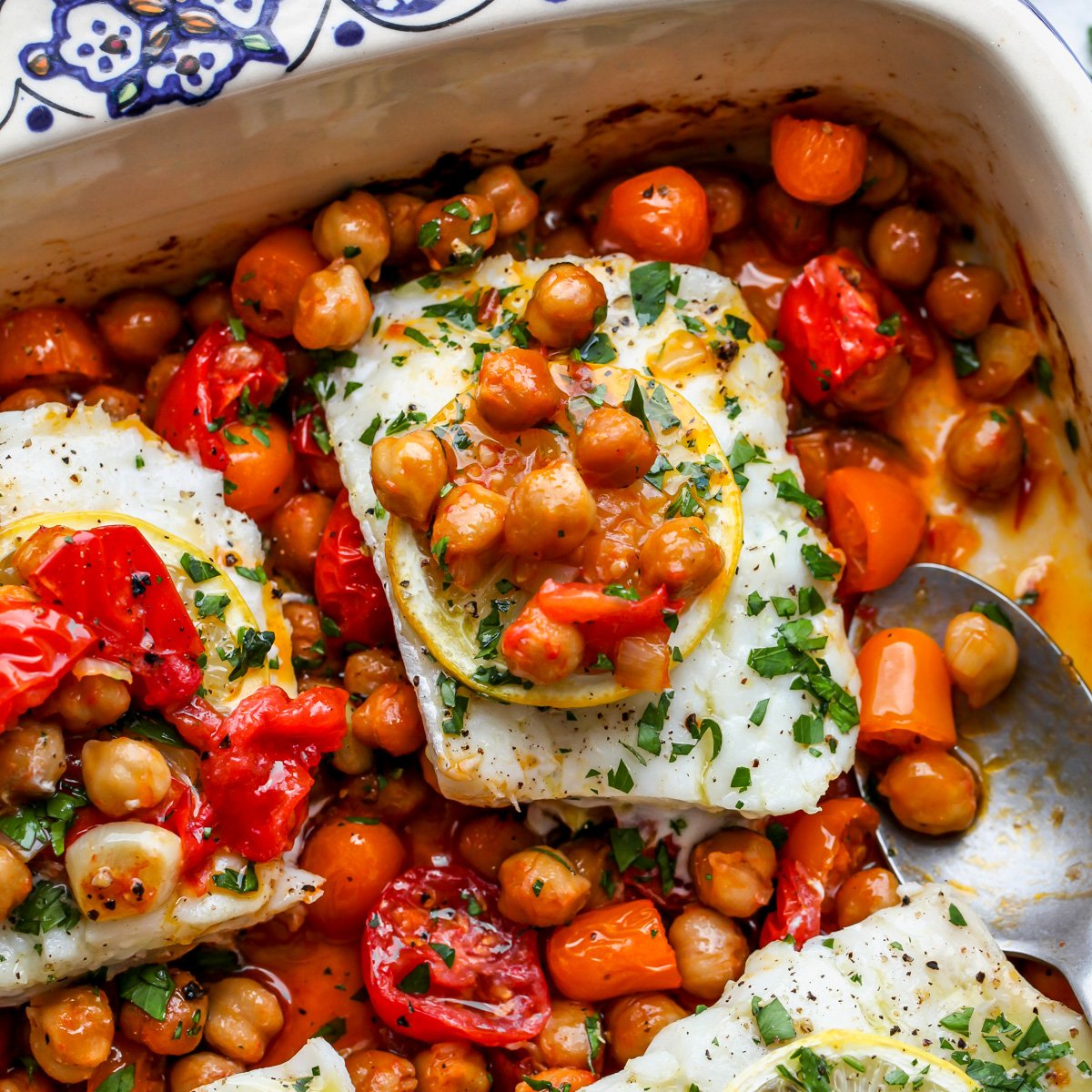 Spicy Moroccan Baked Fish-image