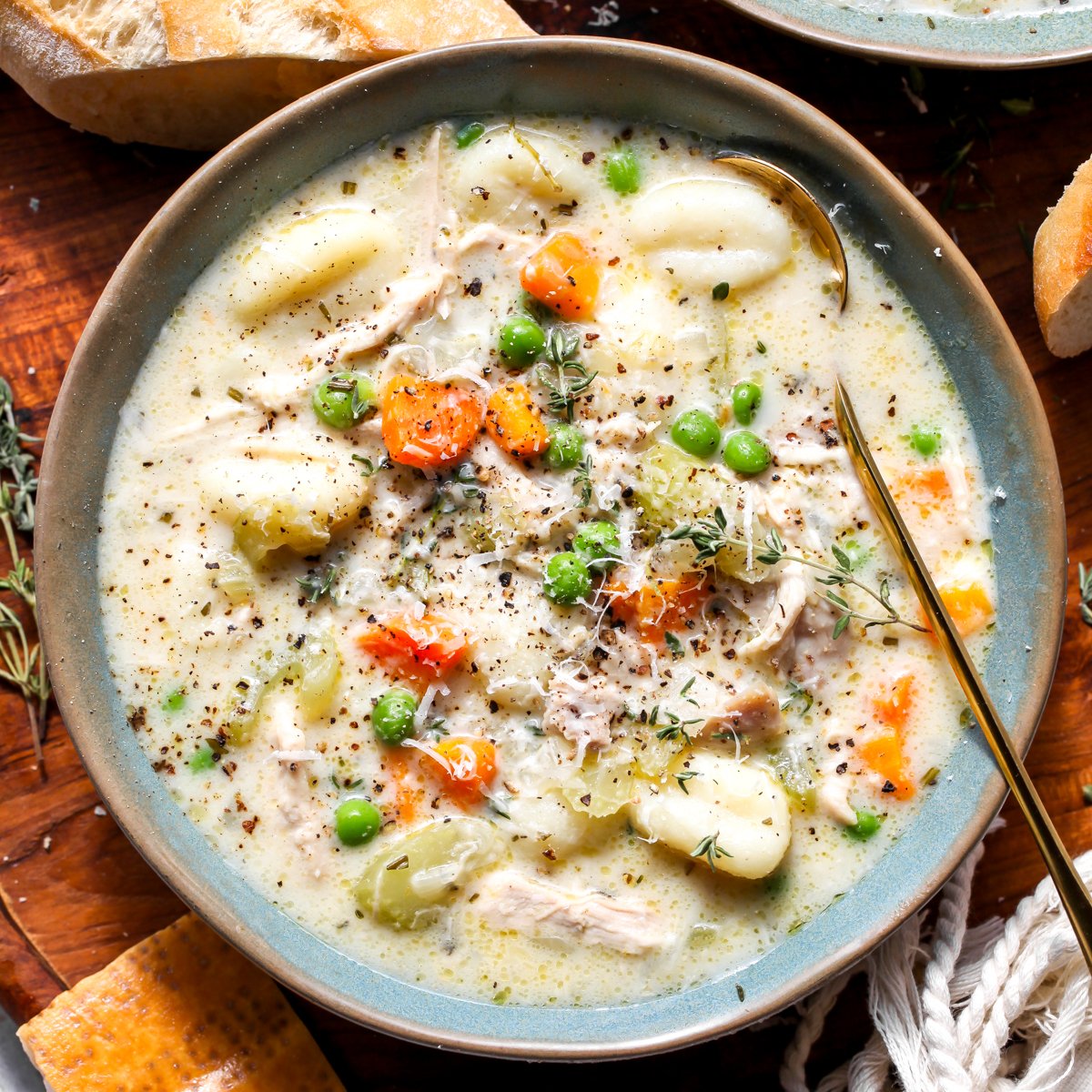 One Pot Chicken and Gnocchi Soup-image