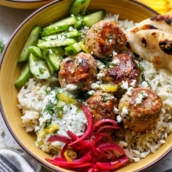 Peperoncini-Feta Turkey Meatballs