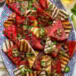 Grilled Halloumi and Watermelon Salad
