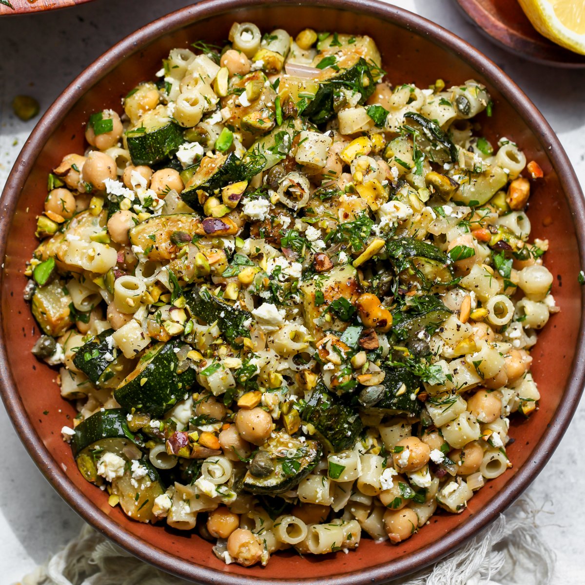 Warm Zucchini Feta Salad-image