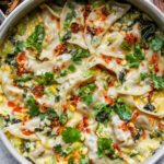 One Pan Sweet Corn Coconut Dumplings