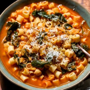 Pasta e Ceci (Italian Pasta and Chickpea Stew)