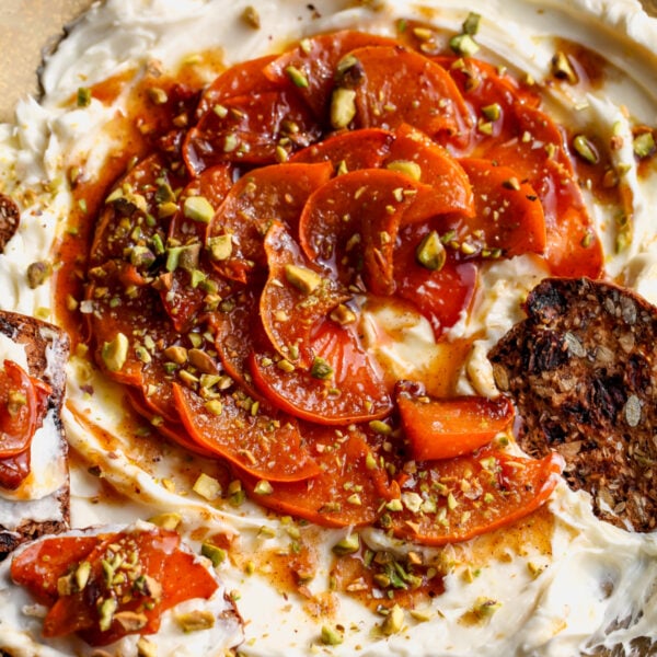 Whipped Brie with Caramelized Persimmons