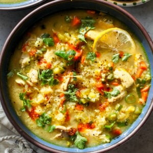 Immune-Boosting Chicken and Rice Soup
