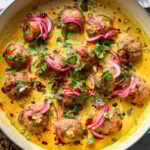 Creamy Coconut Chicken Satay Meatballs