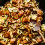 Easy Chicken Sausage and Cabbage Skillet