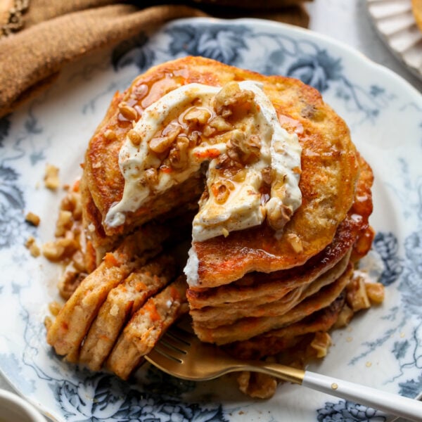 Carrot Cake Protein Pancakes