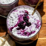 Earl Grey Chia Pudding with Wild Blueberry Compote