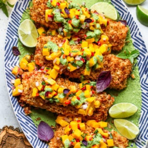 Coconut-Macadamia Crusted Salmon