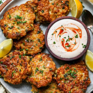 Old Bay Shrimp and Corn Cakes
