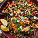 Lemony Lentil and Roasted Eggplant Salad