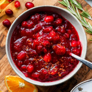 Cranberry Sauce with Orange and Rosemary